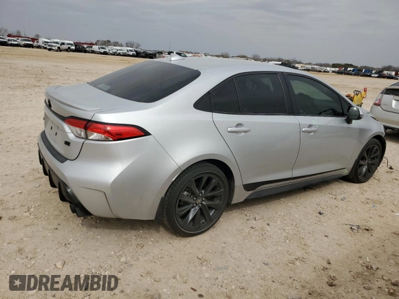 2023 Toyota Corolla SE with VIN 5YFS4MCE0PP150024, listed as a Copart auction lot 45367425 with 39,164 mi miles and Clean Title. Bid and sale history available at DreamBid. Image 3.