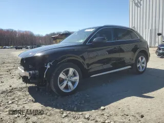 2018 Audi Q5 Premium Plus with VIN WA1BNAFY8J2209628, listed as a Copart auction lot 50911945 with 87,731 mi miles and Salvage title. Bid and sale history available at DreamBid. Image 1.