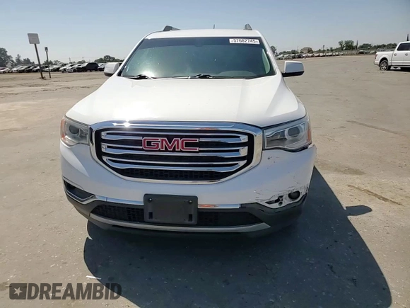2018 GMC Acadia SLT with VIN 1GKKNMLS2JZ187192, listed as a Copart auction lot 57682745 with 120,962 mi miles and Salvage title. Bid and sale history available at DreamBid. Image 14.