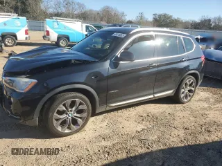 2017 BMW X3 xDrive28i with VIN 5UXWX9C57H0D97477, listed as a Copart auction lot 45215085 with 135,507 mi miles and Salvage Title. Bid and sale history available at DreamBid. Image 1.