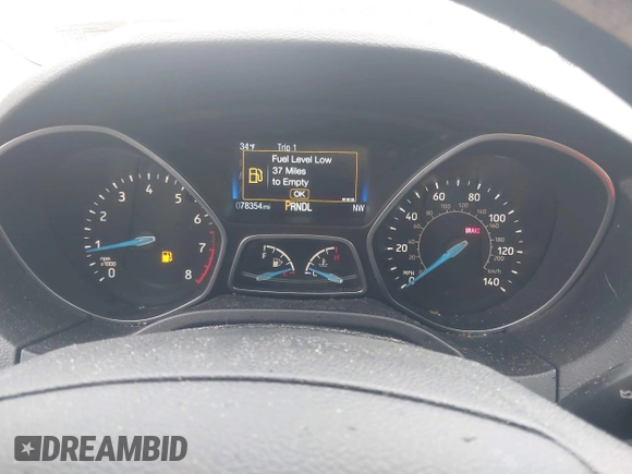 2018 Ford Focus SE with VIN 1FADP3F25JL221767, listed as a IAAI auction lot 40899255 with 78,354 mi miles. Bid and sale history available at carsss.com. Image 7.