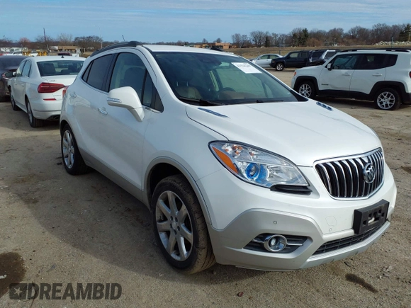 2016 Buick Encore Premium with VIN KL4CJDSB3GB607132, listed as a IAAI auction lot 41526249 with 50,617 mi miles and . Bid and sale history available at carsss.com. Image 1.