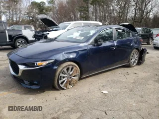 2023 Mazda 3 S Preferred with VIN 3MZBPACM1PM378079, listed as a Copart auction lot 45452295 with 17,484 mi miles and Salvage Title. Bid and sale history available at DreamBid. Image 1.