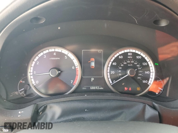 2021 Lexus NX 300 F Sport with VIN JTJSARDZ4M2237343, listed as a Copart auction lot 54105965 with 68,692 mi miles and Salvage title. Bid and sale history available at DreamBid. Image 9.