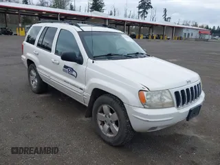 2001 Jeep Grand Cherokee Limited with VIN 1J4GW58N01C587109, listed as a IAAI auction lot 41929445 with 247,066 mi miles. Bid and sale history available at carsss.com. Image 1.