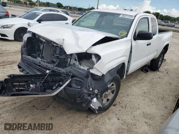 2023 Toyota Tacoma SR z VIN 3TYRX5GN7PT086579, wystawiony jako Copart lot #58221205 z przebiegiem 38 990 mil mil oraz Nie do naprawy • Non repairable. Historia ofert i sprzedaży dostępna na DreamBid. Obrazek 1.