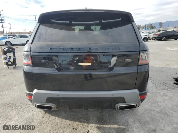 2018 Land Rover Range Rover Sport SE with VIN SALWG2RV3JA401532, listed as a Copart auction lot 53445985 with 0 mi miles and Salvage Title. Bid and sale history available at carsss.com. Image 6.