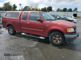 2002 Ford F-150 XL with VIN 1FTRX17222NB12823, listed as a Copart auction lot 50454145 with 221,039 mi miles and Clean Title. Bid and sale history available at carsss.com. Image 4.