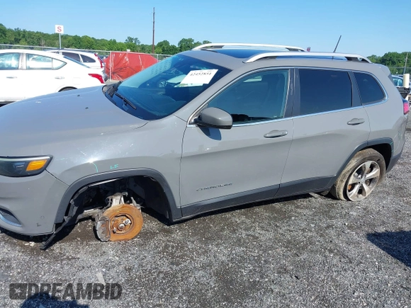 2021 Jeep Cherokee Limited with VIN 1C4PJMDX9MD177736, listed as a IAAI auction lot 42452851 with 62,430 mi miles and . Bid and sale history available at DreamBid. Image 6.