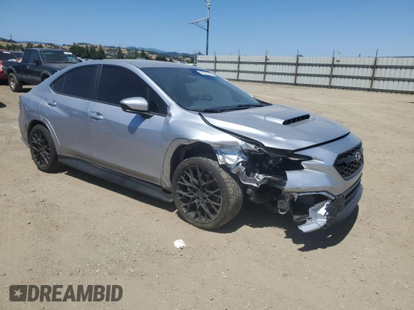 2022 Subaru WRX Premium with VIN JF1VBAF60N9004804, listed as a Copart auction lot 57851005 with 45,840 mi miles and Salvage title. Bid and sale history available at DreamBid. Image 4.
