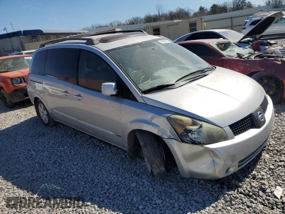 2006 Nissan Quest S Special Edition z VIN 5N1BV28U26N101707, wystawiony jako Copart lot #46458975 z przebiegiem 133 150 mil mil oraz Szkoda całkowita • Salvage title. Historia ofert i sprzedaży dostępna na DreamBid. Obrazek 4.