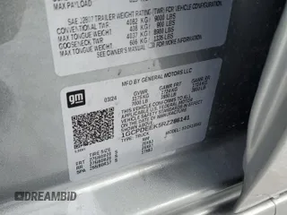 2024 Chevrolet Silverado 1500 RST with VIN 1GCPDEEK5RZ286141, listed as a Copart auction lot 45211725 with 11,951 mi miles and Salvage Title. Bid and sale history available at carsss.com. Image 12.
