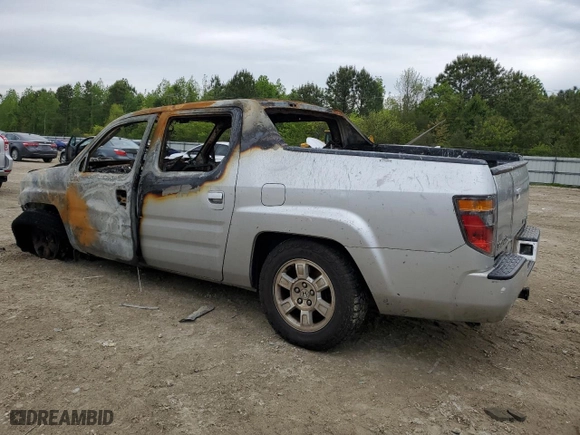 2008 Honda Ridgeline RTS with VIN 2HJYK16428H515968, listed as a Copart auction lot 57155164 with 0 mi miles and Non Repairable. Bid and sale history available at carsss.com. Image 2.