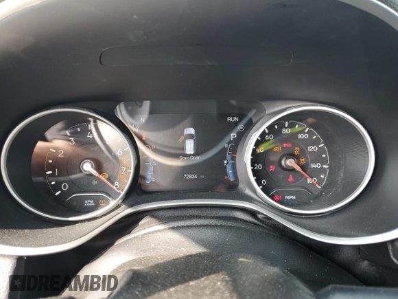 2018 Jeep Compass Limited with VIN 3C4NJCCB2JT358366, listed as a Copart auction lot 57937785 with 72,834 mi miles and Salvage title. Bid and sale history available at DreamBid. Image 9.