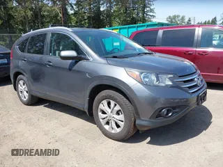 2014 Honda CR-V EX-L with VIN 5J6RM4H79EL077096, listed as a IAAI auction lot 42153513 with 104,972 mi miles and . Bid and sale history available at carsss.com. Image 1.