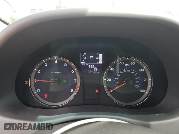 2017 Hyundai Accent SE with VIN KMHCT4AE6HU217204, listed as a Copart auction lot 62263483 with 76,428 mi miles. Bid and sale history available at carsss.com. Image 9.