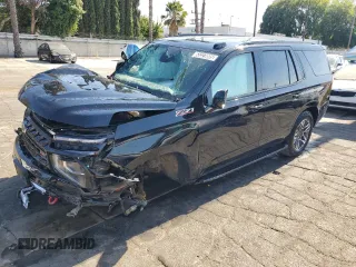 2025 Chevrolet Tahoe Z71 with VIN 1GNS6PRD8SR202788, listed as a Copart auction lot 63323005 with 14,824 mi miles and Clean title. Bid and sale history available at DreamBid. Image 1.