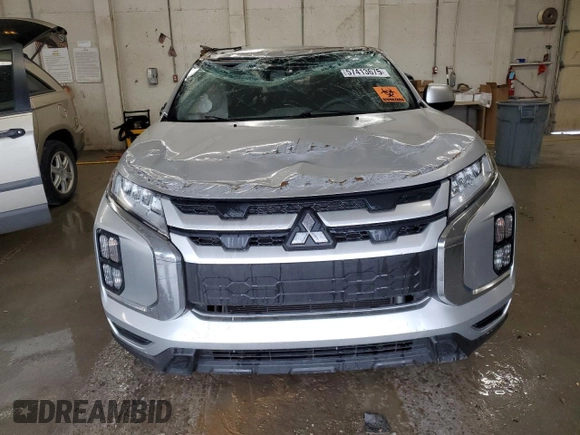 2022 Mitsubishi Outlander ES с VIN JA4ARUAU0NU013084, выставлен на аукционе Copart как лот 57413675 с пробегом 102 454 миль миль и Списание • Salvage title. История ставок и продаж доступна на DreamBid. Изображение 5.