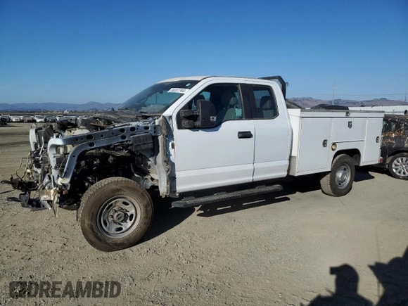 2022 Ford F-250 XL with VIN 1FD7X2B66NED57325, listed as a Copart auction lot 73237744 with 69,290 mi miles and Salvage title. Bid and sale history available at DreamBid. Image 1.