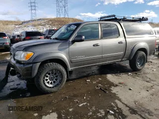 2005 Toyota Tundra Ltd with VIN 5TBDT48145S491313, listed as a Copart auction lot 43447385 with 221,151 mi miles and Salvage Title. Bid and sale history available at carsss.com. Image 1.