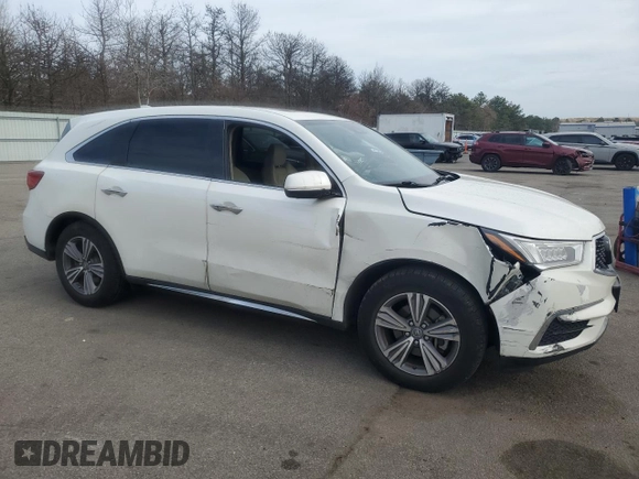 2019 Acura MDX with VIN 5J8YD4H39KL036141, listed as a Copart auction lot 53975845 with 93,346 mi miles and Salvage Title. Bid and sale history available at carsss.com. Image 4.