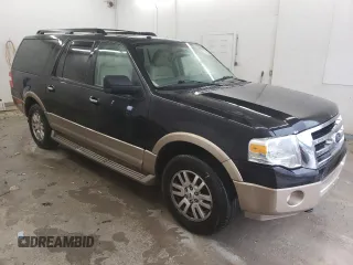2014 Ford Expedition Max XLT with VIN 1FMJK1J56EEF50744, listed as a Copart auction lot 45054145 with 178,128 mi miles and Clean Title. Bid and sale history available at DreamBid. Image 4.