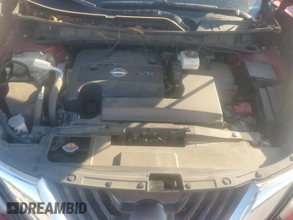 2016 Nissan Murano SL z VIN 5N1AZ2MG3GN110725, wystawiony jako Copart lot #53287025 z przebiegiem 109 379 mil mil oraz Szkoda całkowita • Salvage title. Historia ofert i sprzedaży dostępna na DreamBid. Obrazek 12.