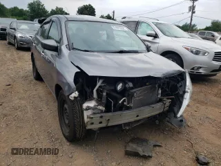 2016 Nissan Versa S Plus with VIN 3N1CN7AP7GL901692, listed as a Copart auction lot 59462953 with 62,952 mi miles and Salvage title. Bid and sale history available at DreamBid. Image 1.