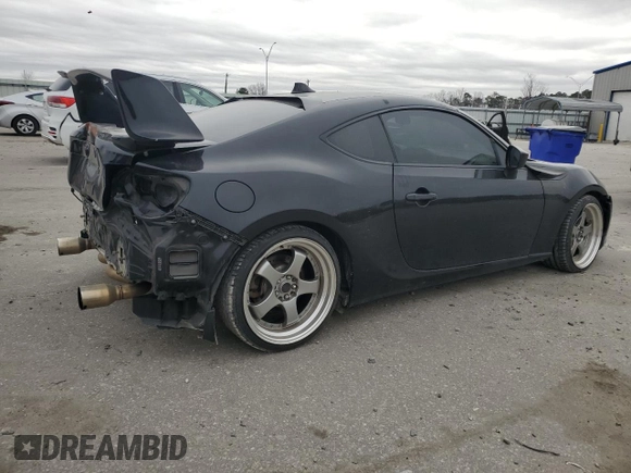 2013 Scion FR-S with VIN JF1ZNAA10D1721382, listed as a Copart auction lot 43795745 with 158,269 mi miles and Salvage Title. Bid and sale history available at carsss.com. Image 3.