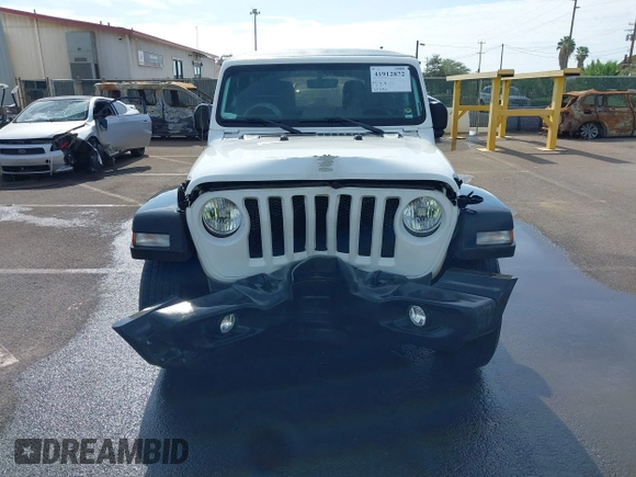 2023 Jeep Wrangler Willys with VIN 1C4HJXDG5PW566145, listed as a IAAI auction lot 41912872 with 50,290 mi miles and . Bid and sale history available at DreamBid. Image 12.