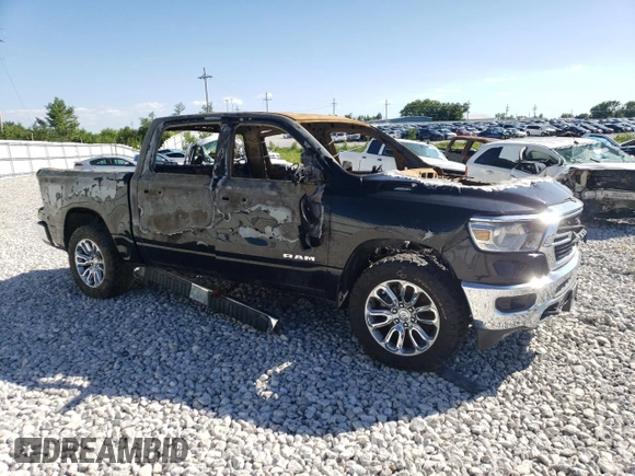 2019 Ram 1500 Big Horn z VIN 1C6SRFFT4KN794615, wystawiony jako Copart lot #62704435 z przebiegiem Nie podano mil oraz Szkoda całkowita • Salvage title. Historia ofert i sprzedaży dostępna na DreamBid. Obrazek 4.