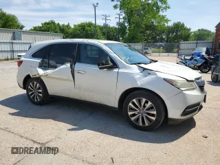 2015 Acura MDX Technology with VIN 5FRYD3H48FB004581, listed as a Copart auction lot 55024755 with 103,556 mi miles and Salvage title. Bid and sale history available at DreamBid. Image 4.