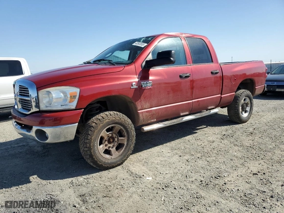 2008 Dodge Ram 2500 SLT with VIN 3D7KS28A38G115149, listed as a Copart auction lot 48593555 with 235,258 mi miles and Salvage Title. Bid and sale history available at carsss.com. Image 1.