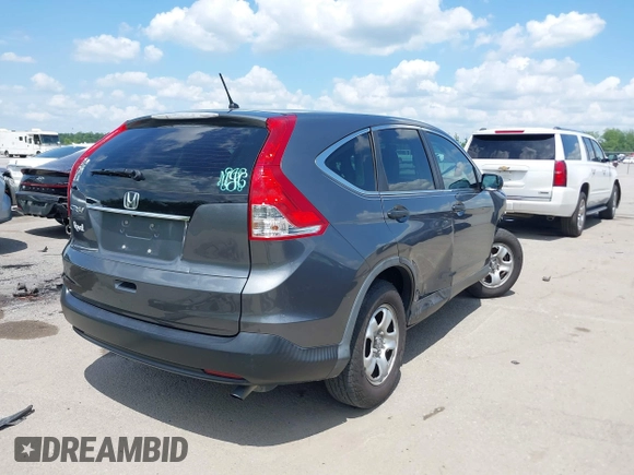 2014 Honda CR-V LX with VIN 5J6RM3H32EL000268, listed as a IAAI auction lot 42128695 with 134,335 mi miles. Bid and sale history available at carsss.com. Image 4.