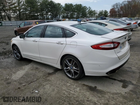 2013 Ford Fusion Titanium with VIN 3FA6P0D9XDR152197, listed as a Copart auction lot 53144675 with 119,336 mi miles and Clean Title. Bid and sale history available at carsss.com. Image 2.