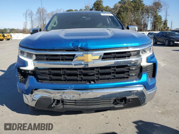 2022 Chevrolet Silverado 1500 LT with VIN 1GCUDDET1NZ607687, listed as a Copart auction lot 88937675 with 59,934 mi miles and Salvage Title. Bid and sale history available at DreamBid. Image 5.