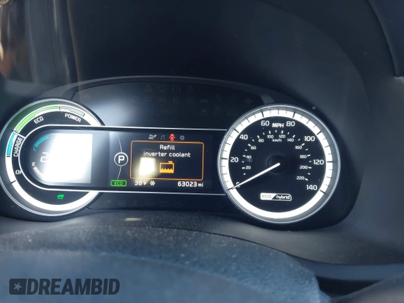 2018 Kia Niro LX with VIN KNDCB3LC9J5157982, listed as a IAAI auction lot 41660700 with 63,023 mi miles. Bid and sale history available at carsss.com. Image 16.