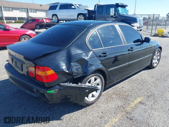 2004 BMW 3 Series 325i with VIN WBAET37444NJ44065, listed as a IAAI auction lot 41830178 with 91,037 mi miles and . Bid and sale history available at DreamBid. Image 4.