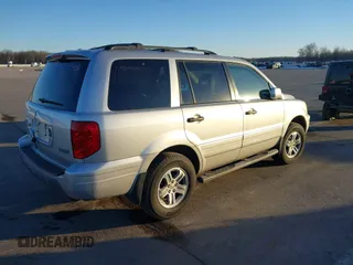 2005 Honda Pilot EX-L z VIN 2HKYF18705H524588, wystawiony jako IAAI lot #41445676 z przebiegiem 123 572 mil mil oraz . Historia ofert i sprzedaży dostępna na DreamBid. Obrazek 4.