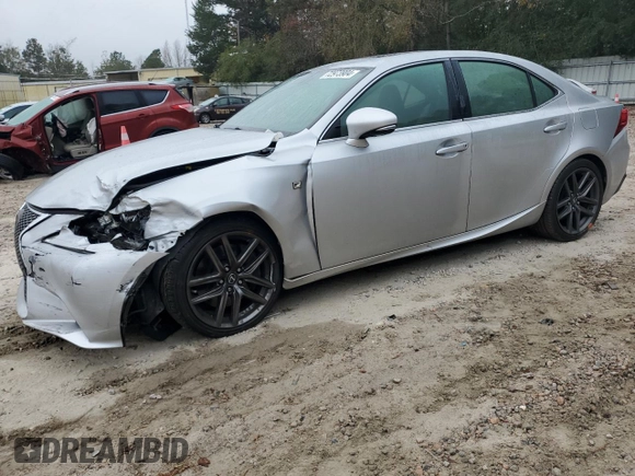 2014 Lexus IS 350 with VIN JTHBE1D20E5010273, listed as a Copart auction lot 43520715 with 197,604 mi miles and Salvage Title. Bid and sale history available at carsss.com. Image 1.