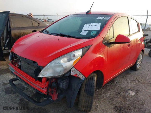 2015 Chevrolet Spark LS with VIN KL8CB6S9XFC813951, listed as a IAAI auction lot 41855266 with 145,957 mi miles. Bid and sale history available at carsss.com. Image 2.