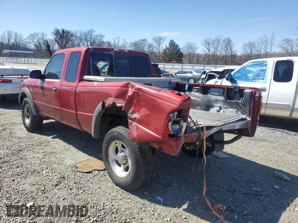 2002 Ford Ranger XL Fleet with VIN 1FTZR45E12TA11258, listed as a Copart auction lot 46797715 with 219,473 mi miles and Salvage Title. Bid and sale history available at DreamBid. Image 2.