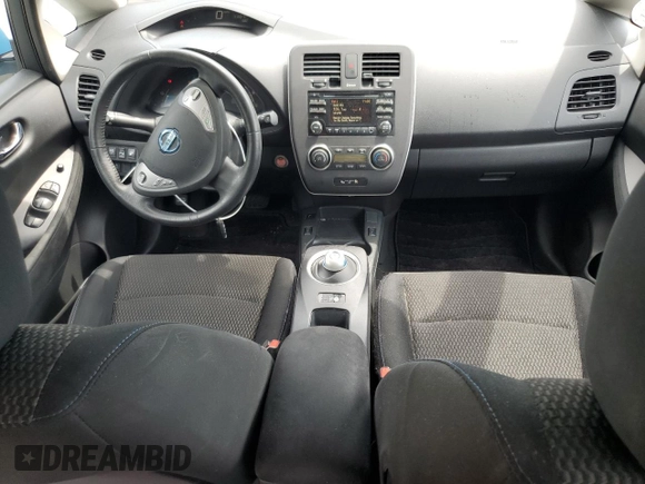 2015 Nissan LEAF SV with VIN 1N4AZ0CP9FC316237, listed as a Copart auction lot 66060053 with 48,475 mi miles. Bid and sale history available at carsss.com. Image 8.