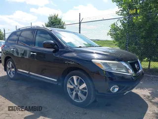 2013 Nissan Pathfinder Platinum with VIN 5N1AR2MN4DC684143, listed as a IAAI auction lot 42628621 with 88,901 mi miles and . Bid and sale history available at DreamBid. Image 6.