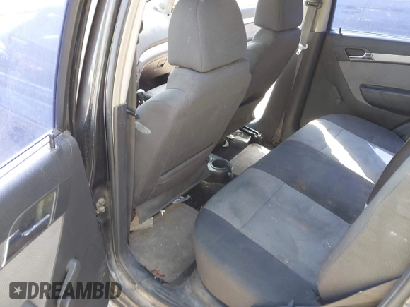 2009 Chevrolet Aveo 1LT with VIN KL1TD66E59B631584, listed as a IAAI auction lot 41767703 with 160,423 mi miles and . Bid and sale history available at DreamBid. Image 8.