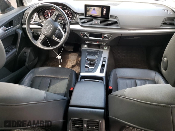 2019 Audi Q5 Premium Plus with VIN WA1BNAFY1K2066474, listed as a Copart auction lot 55481595 with 70,268 mi miles and Salvage title. Bid and sale history available at DreamBid. Image 8.