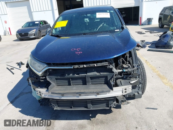 2019 Honda CR-V LX with VIN 2HKRW5H37KH415257, listed as a IAAI auction lot 41879318 with 156,721 mi miles. Bid and sale history available at carsss.com. Image 13.