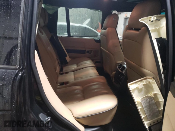 2011 Land Rover Range Rover SC with VIN SALMF1E46BA332032, listed as a Copart auction lot 42714825 with 98,298 mi miles and Salvage title. Bid and sale history available at DreamBid. Image 10.