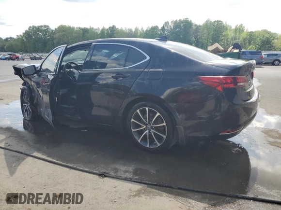 2015 Acura TLX Technology z VIN 19UUB2F58FA005624, wystawiony jako Copart lot #55233605 z przebiegiem Nie podano mil oraz Szkoda całkowita • Salvage title. Historia ofert i sprzedaży dostępna na DreamBid. Obrazek 2.