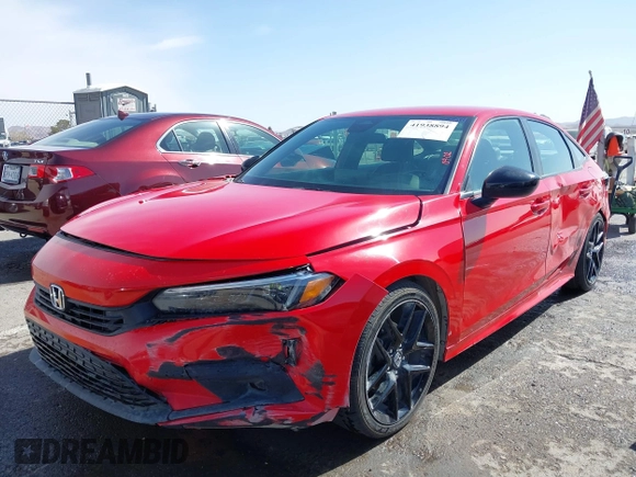 2022 Honda Civic Sport z VIN 2HGFE2F59NH594988, wystawiony jako IAAI lot #41938894 z przebiegiem 47 712 mil mil oraz . Historia ofert i sprzedaży dostępna na DreamBid. Obrazek 6.
